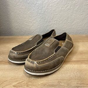 Ariat Cruiser Slip On Loafers Brown Kids Size 2 Child Western Style